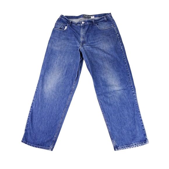 Vintage Levis SilverTab Jeans Mens 36x32 Denim Baggy Wide Leg‎ Skater Y2K Hiphop - Picture 1 of 12